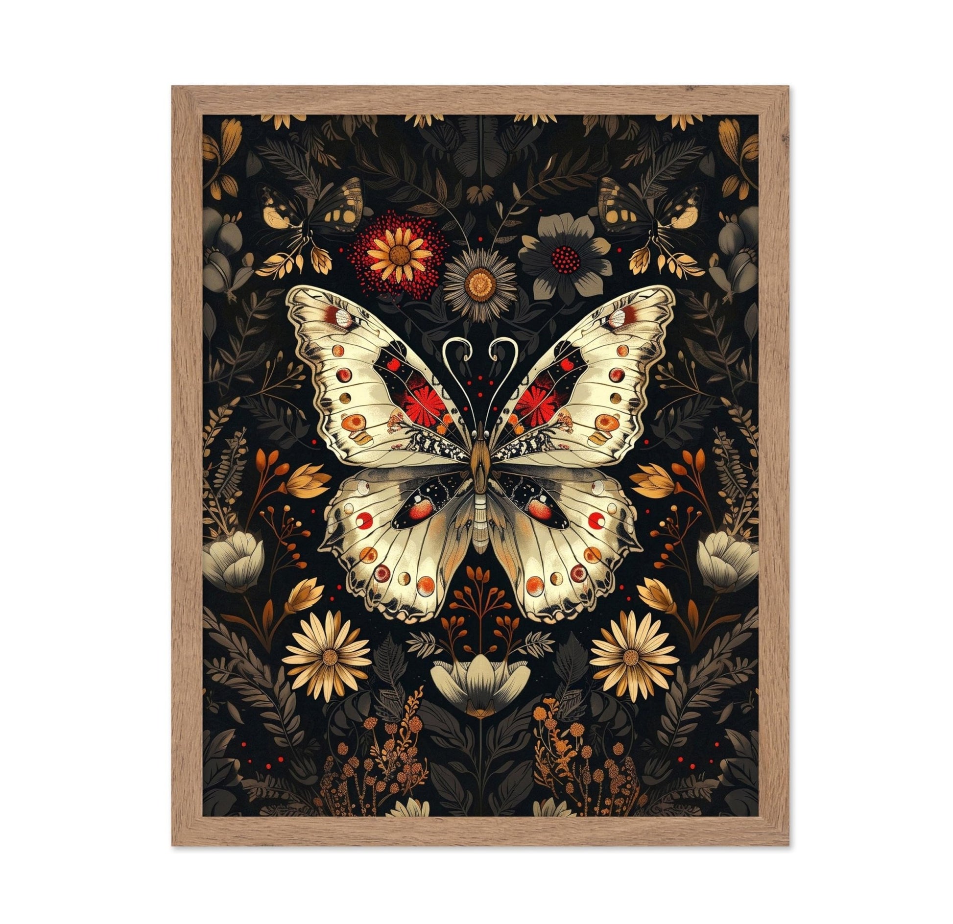 Butterfly & Flowers No2