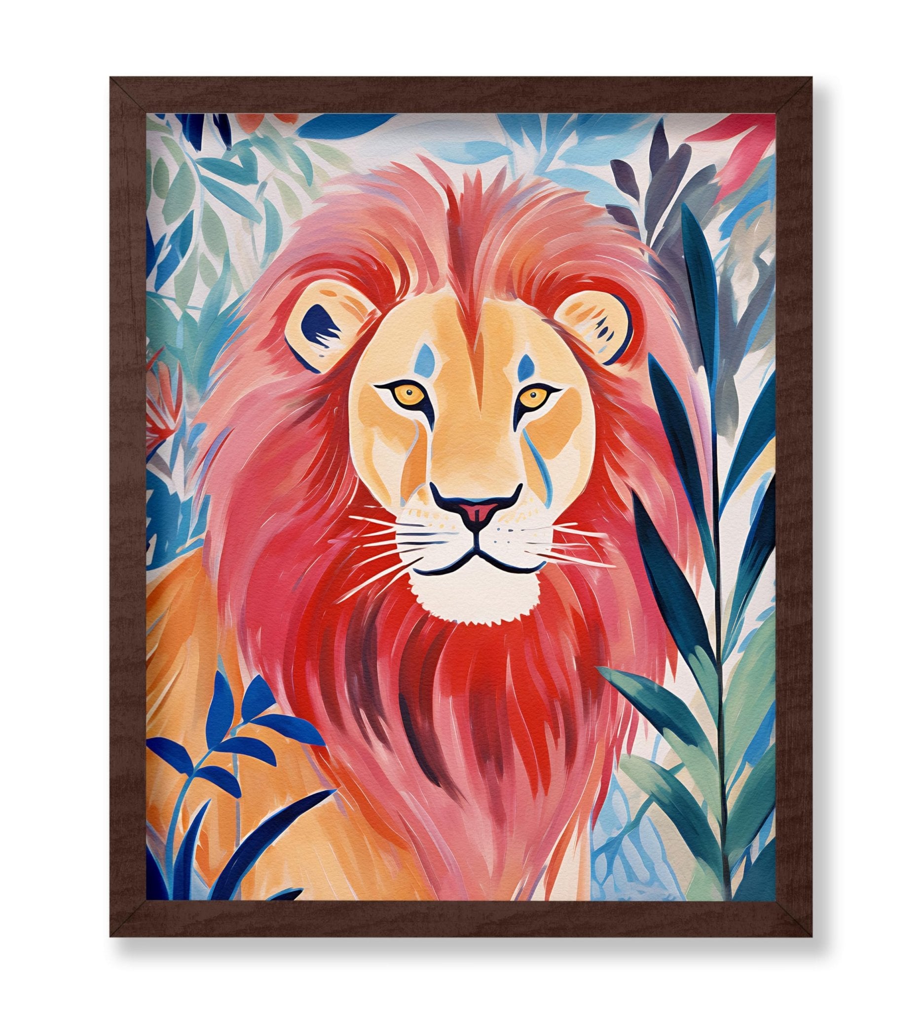 Watercolor Lion