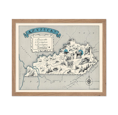 Kentucky Pictorial Map