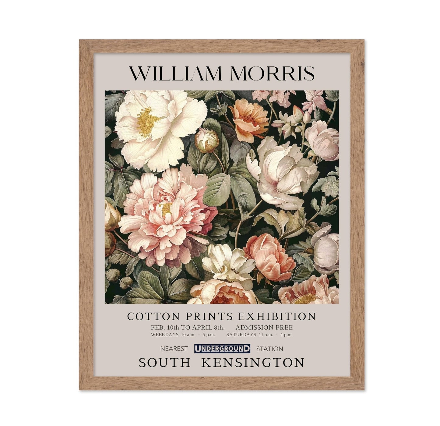William Morris - Pink Peonies