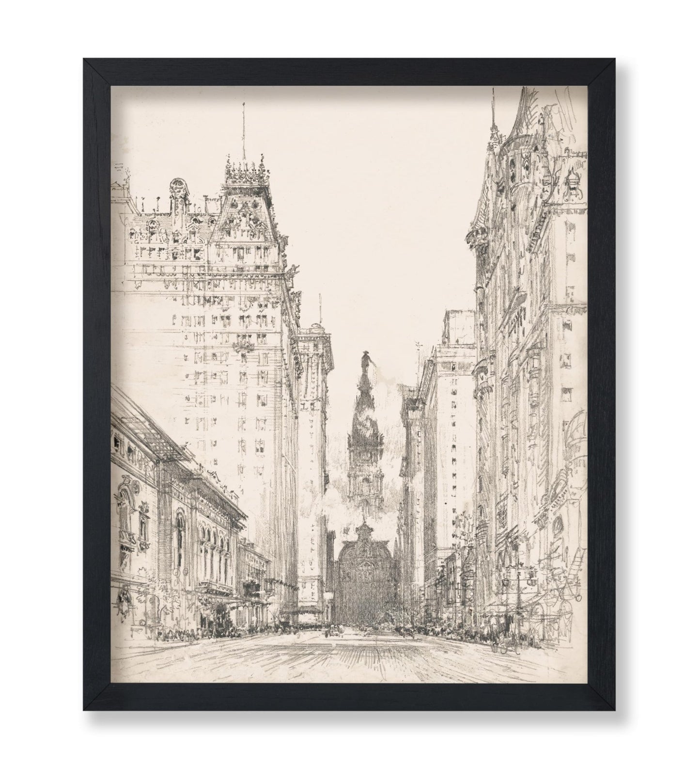 Looking Up Broad Street