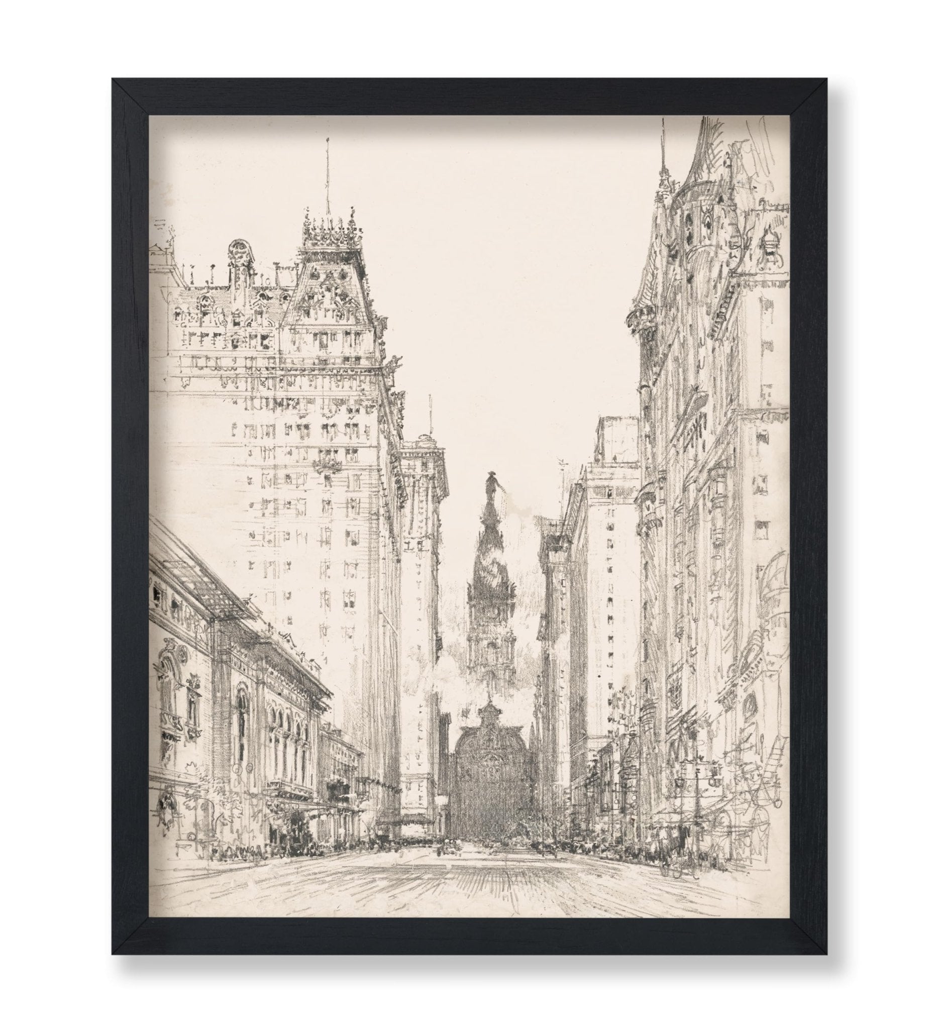 Looking Up Broad Street