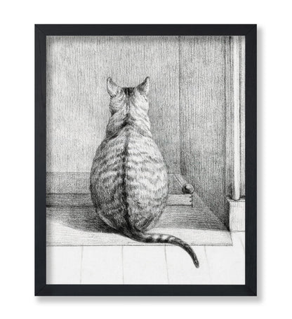 Jean Bernard - Sitting Cat