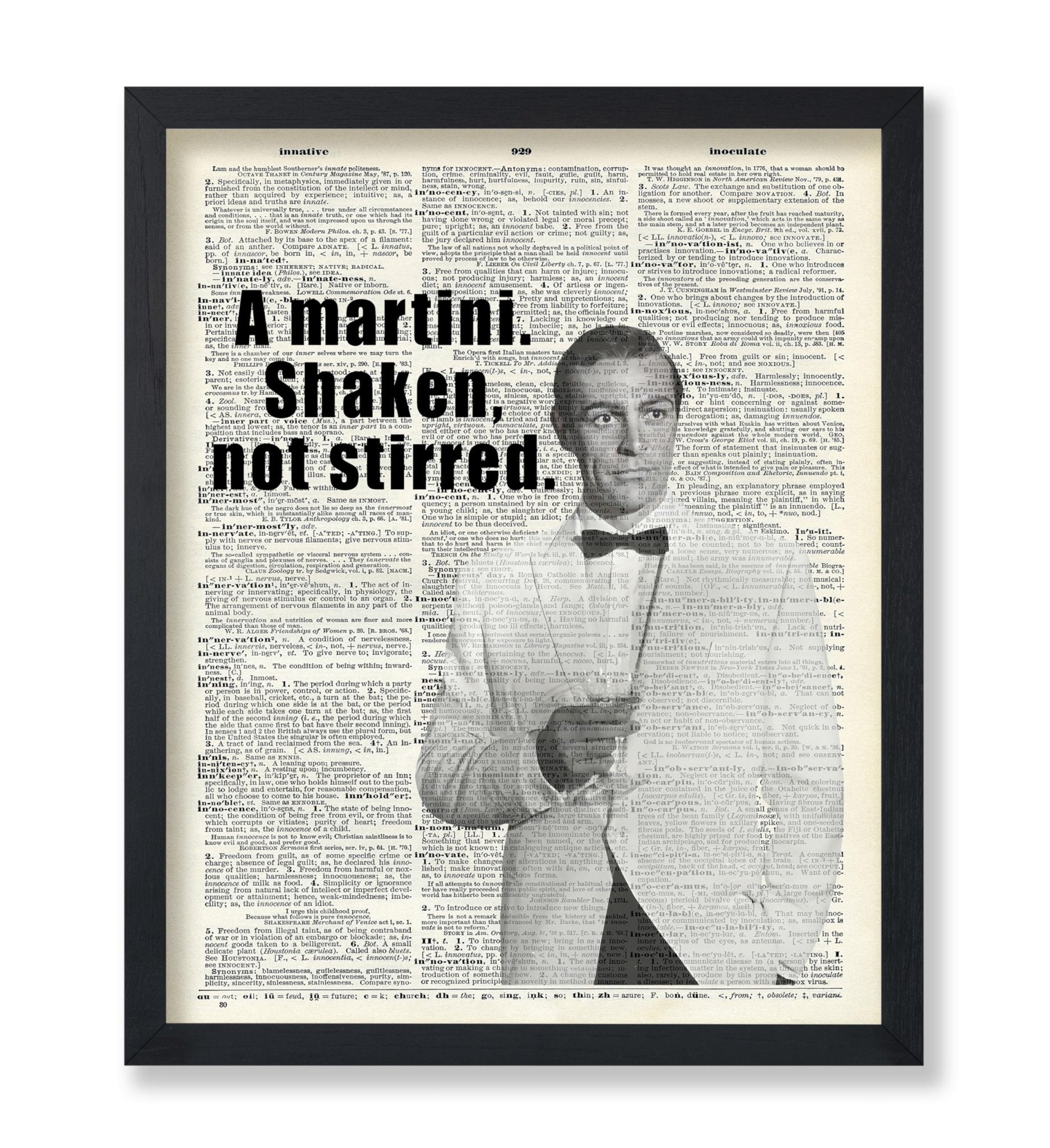 Martini, Shaken Not Stirred