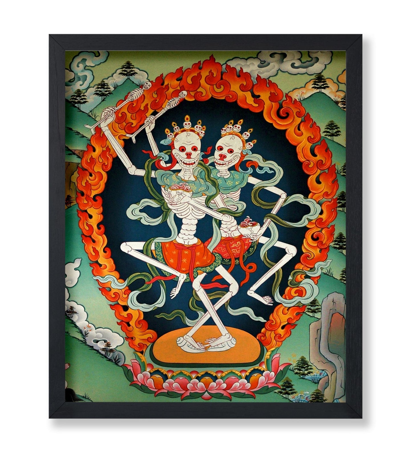 Dancing Skeletons No1
