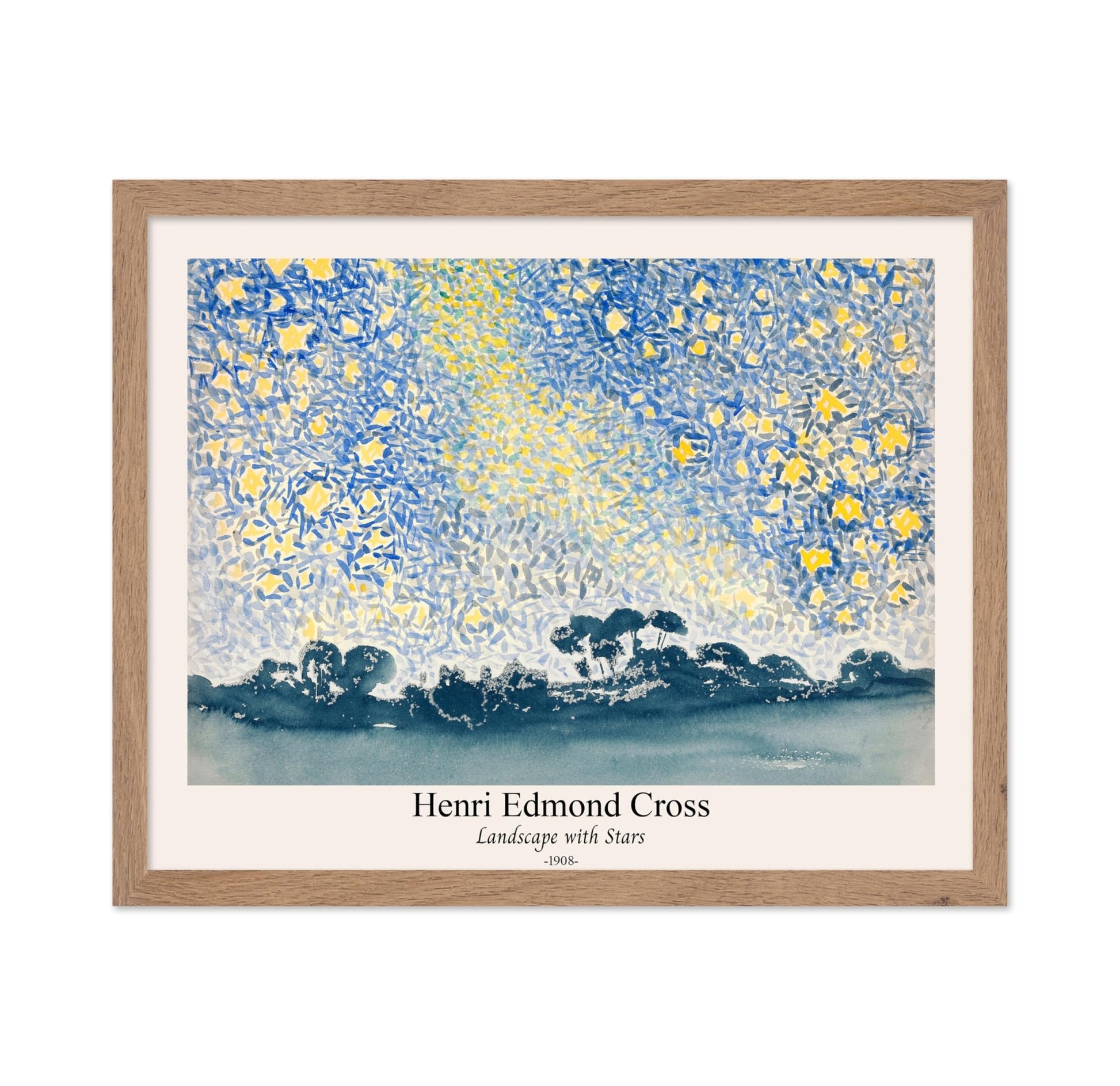Henri Edmond Cross - Landscape with Stars