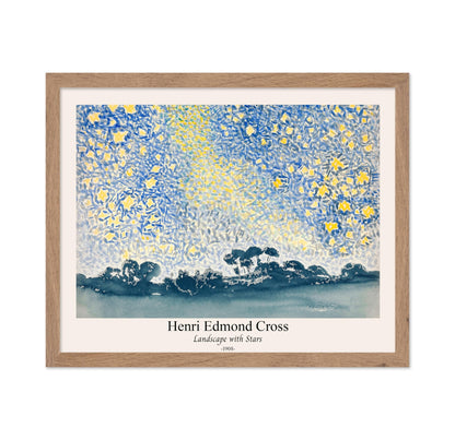 Henri Edmond Cross - Landscape with Stars