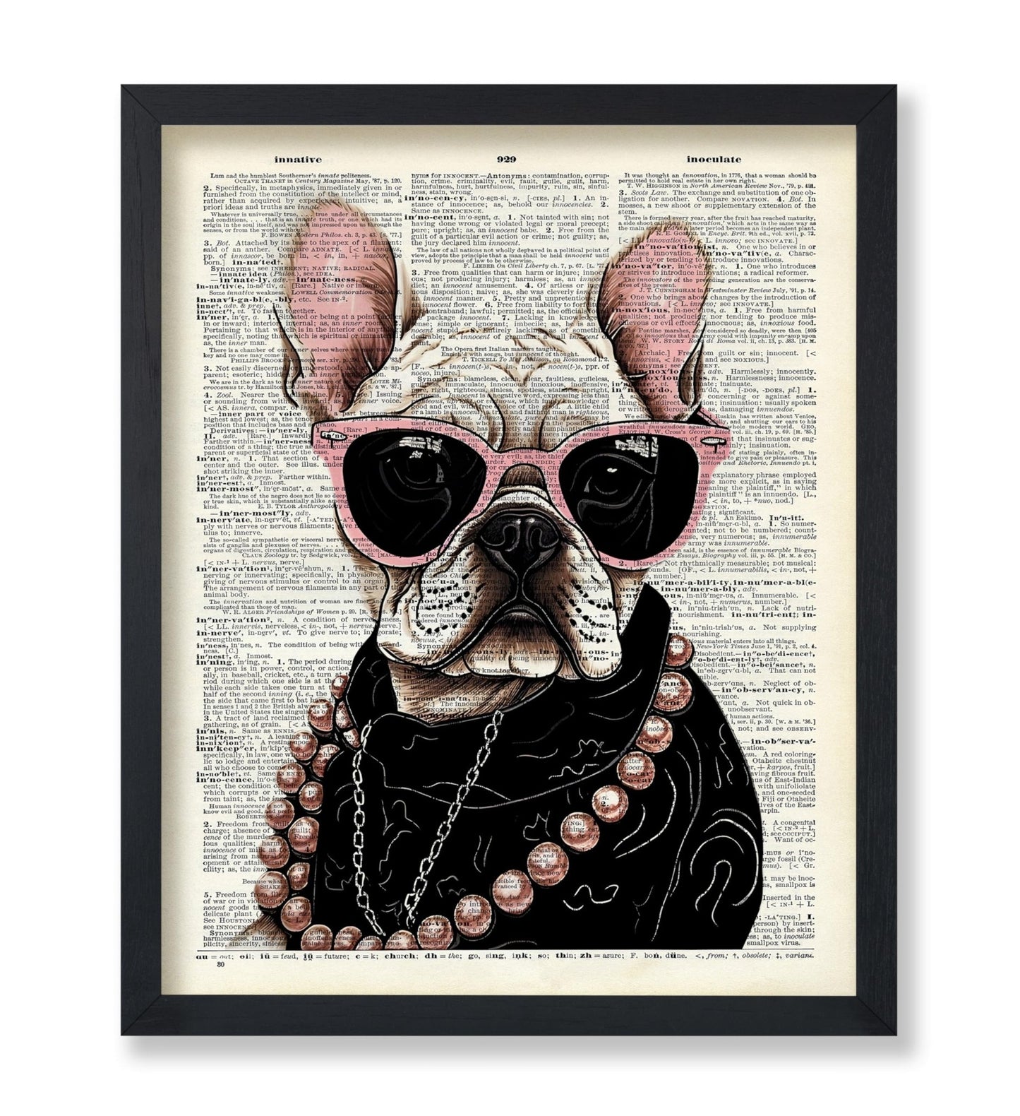 French Bulldog in Sunglasses No3