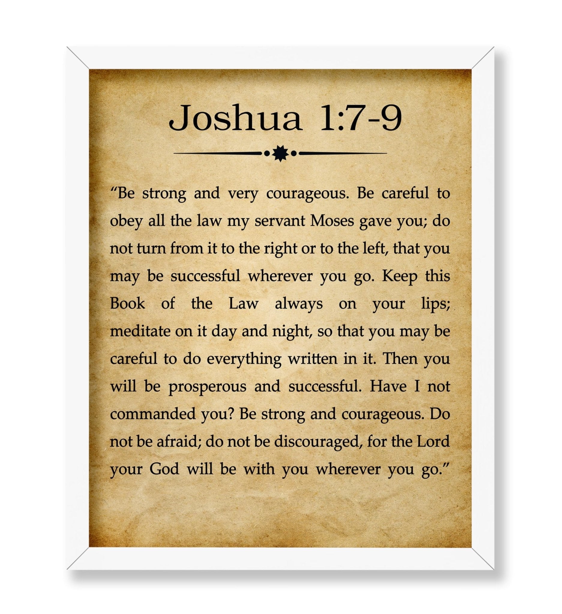 Joshua 1:7-9