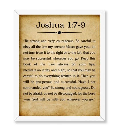 Joshua 1:7-9