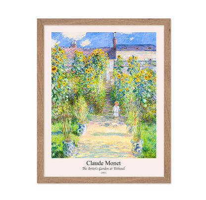 Claude Monet - Artist's Garden at Vetheuil No1