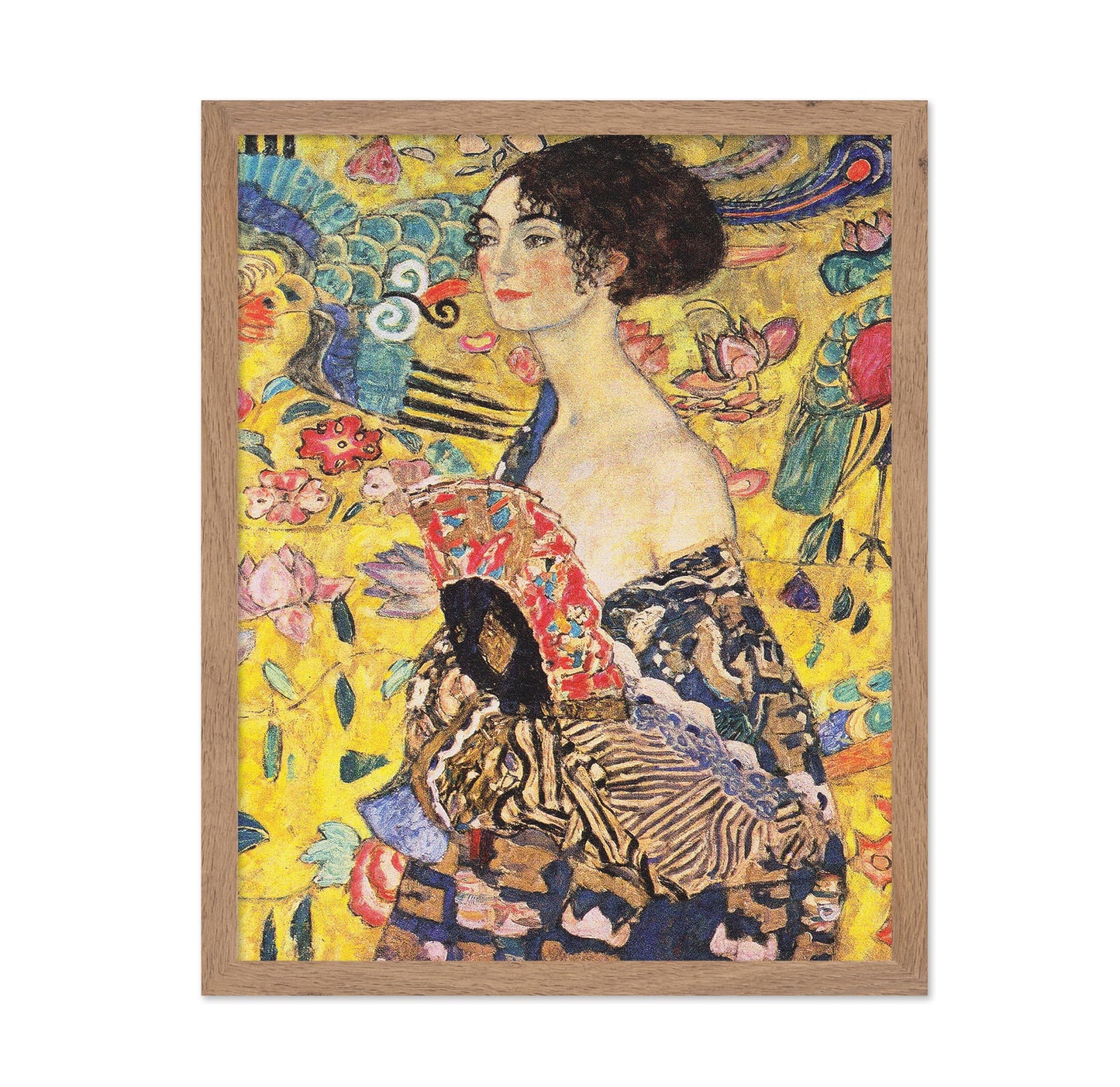 Gustav Klimt - Lady With Fan No1