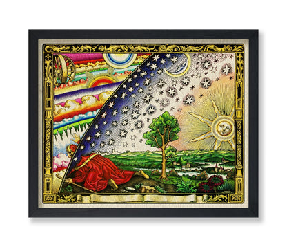 Flammarion Engraving Flat Earth Map