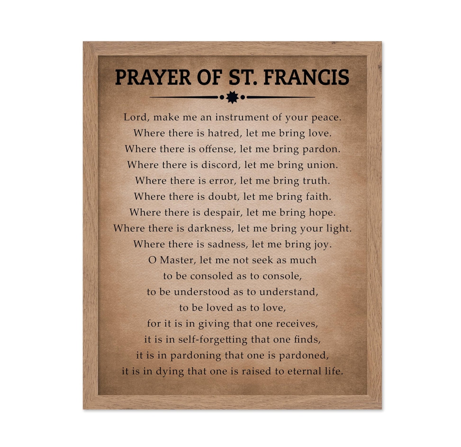 Prayer of Saint Francis