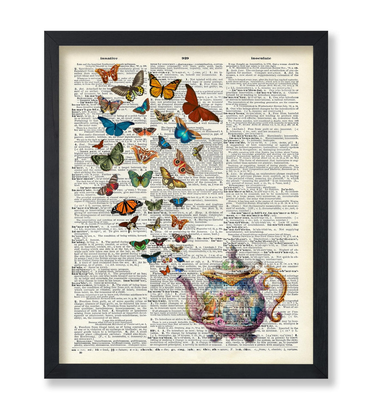 Teapot and Butterflies