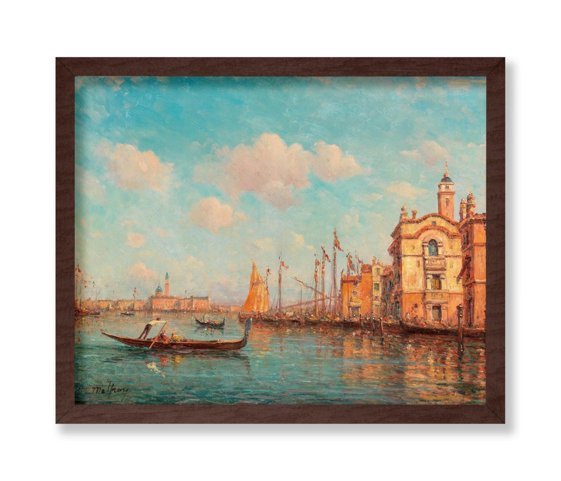 Henry Malfroy - View to San Giorgio Maggiore