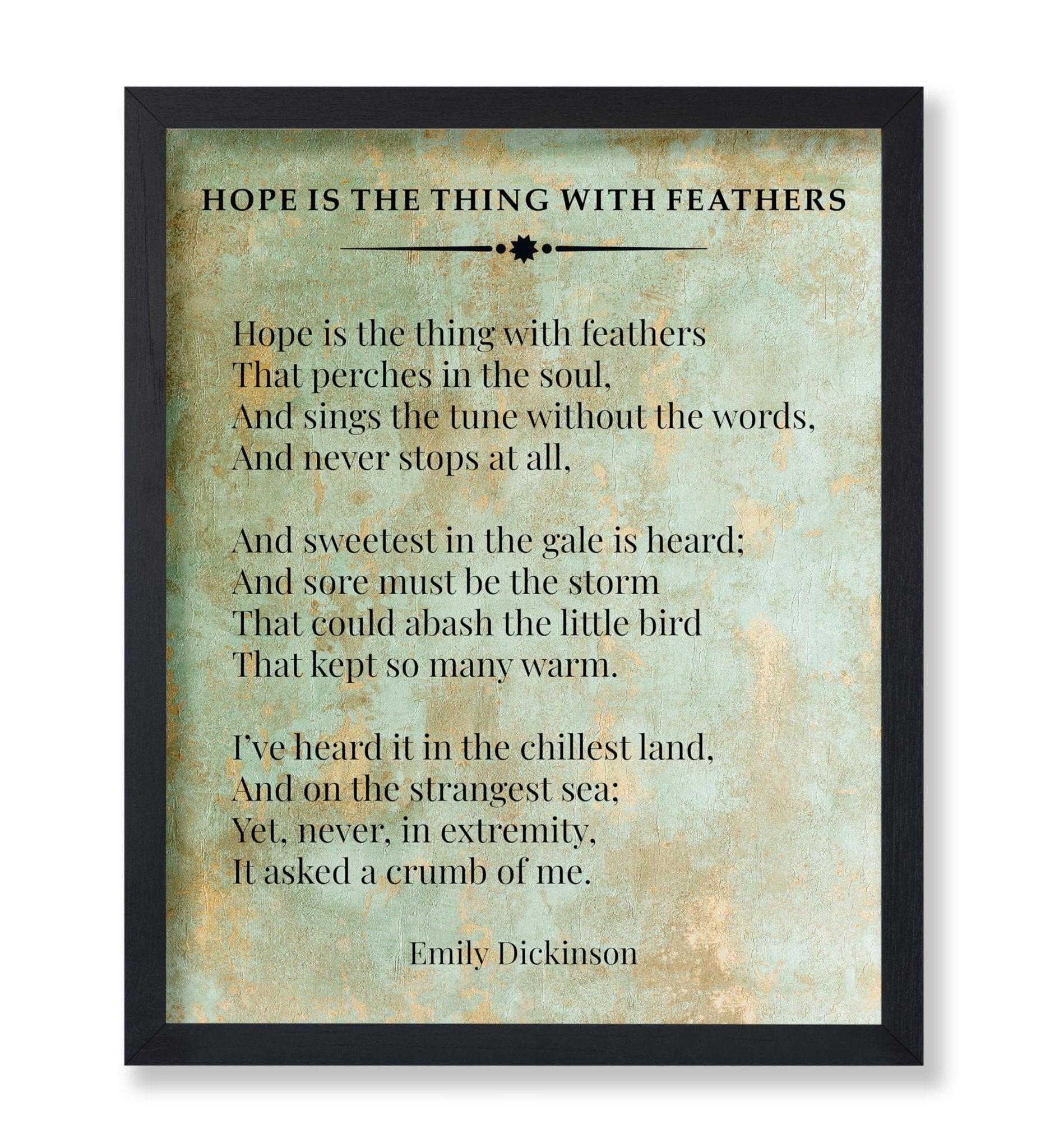 Hope is The Thing with Feathers