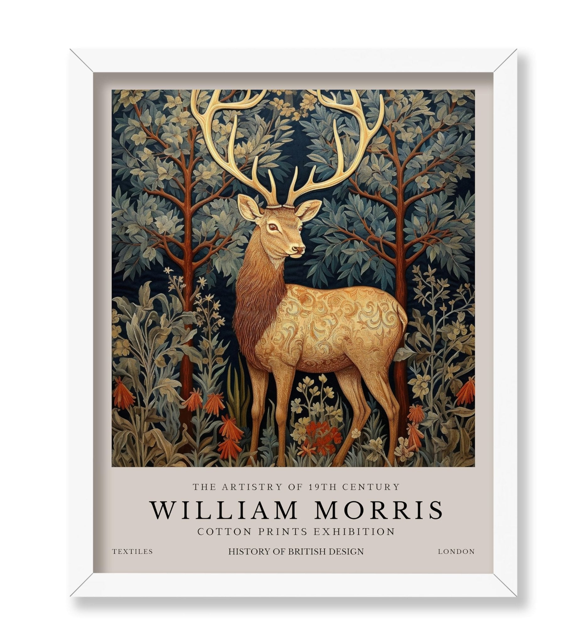 William Morris - Reindeer No3