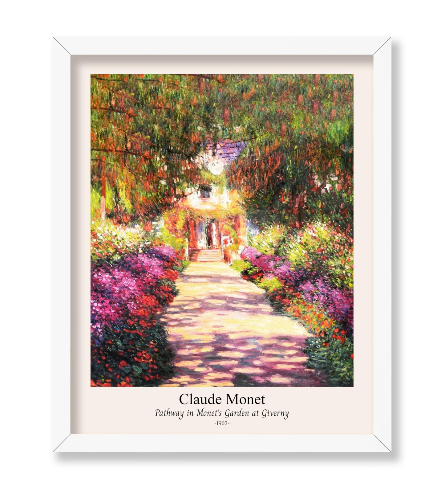 Claude Monet - Pathway in Monet's Garden