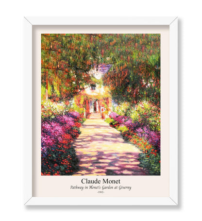 Claude Monet - Pathway in Monet's Garden