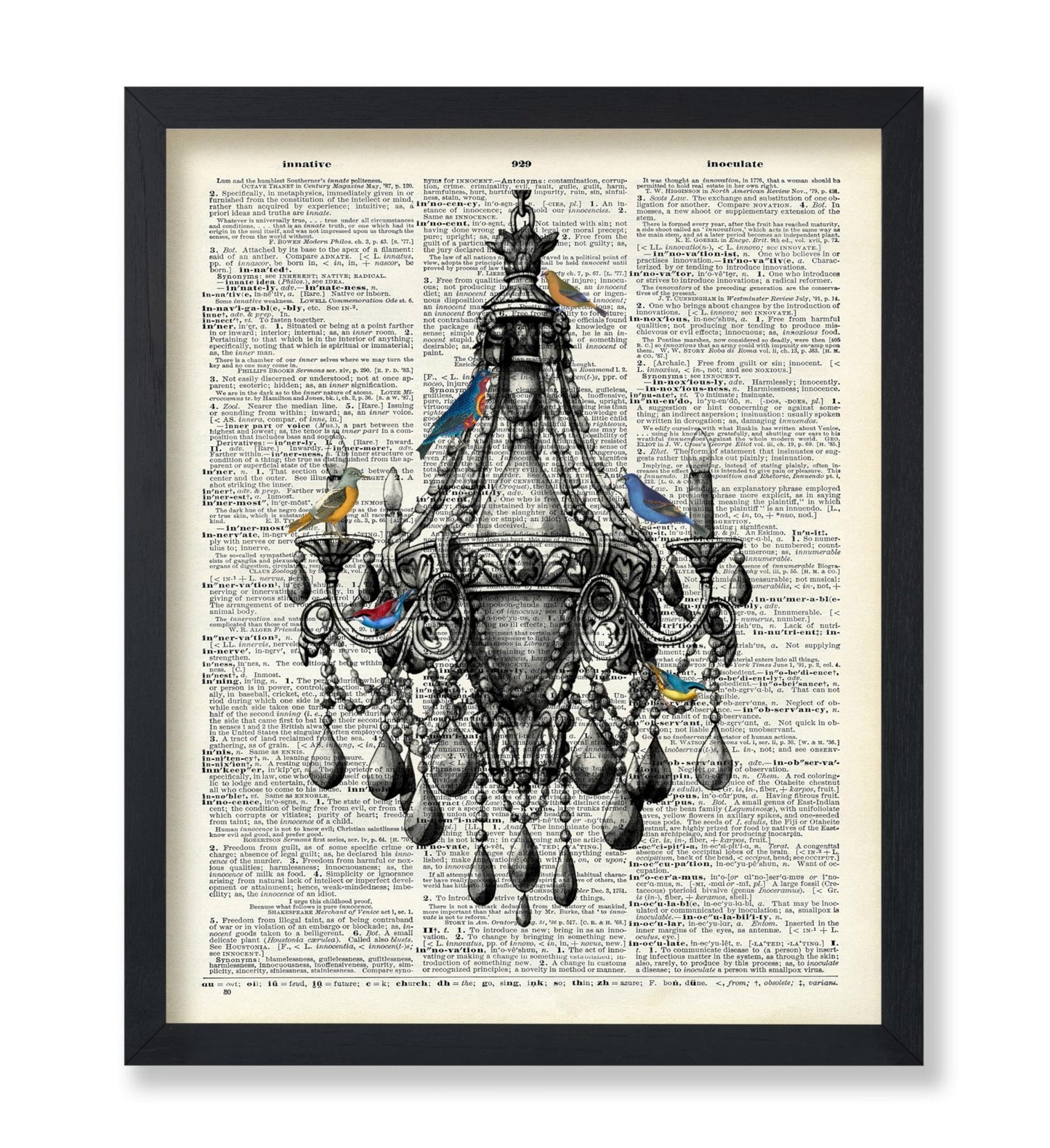Hummingbirds on Chandelier