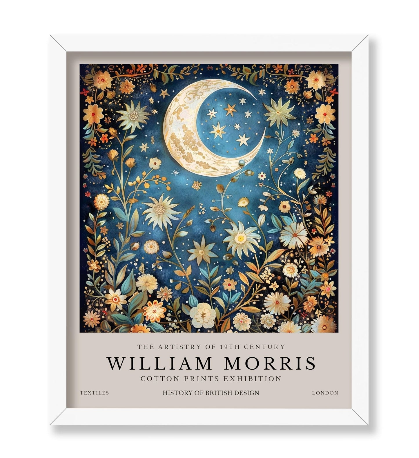 William Morris - Moon & Stars No3