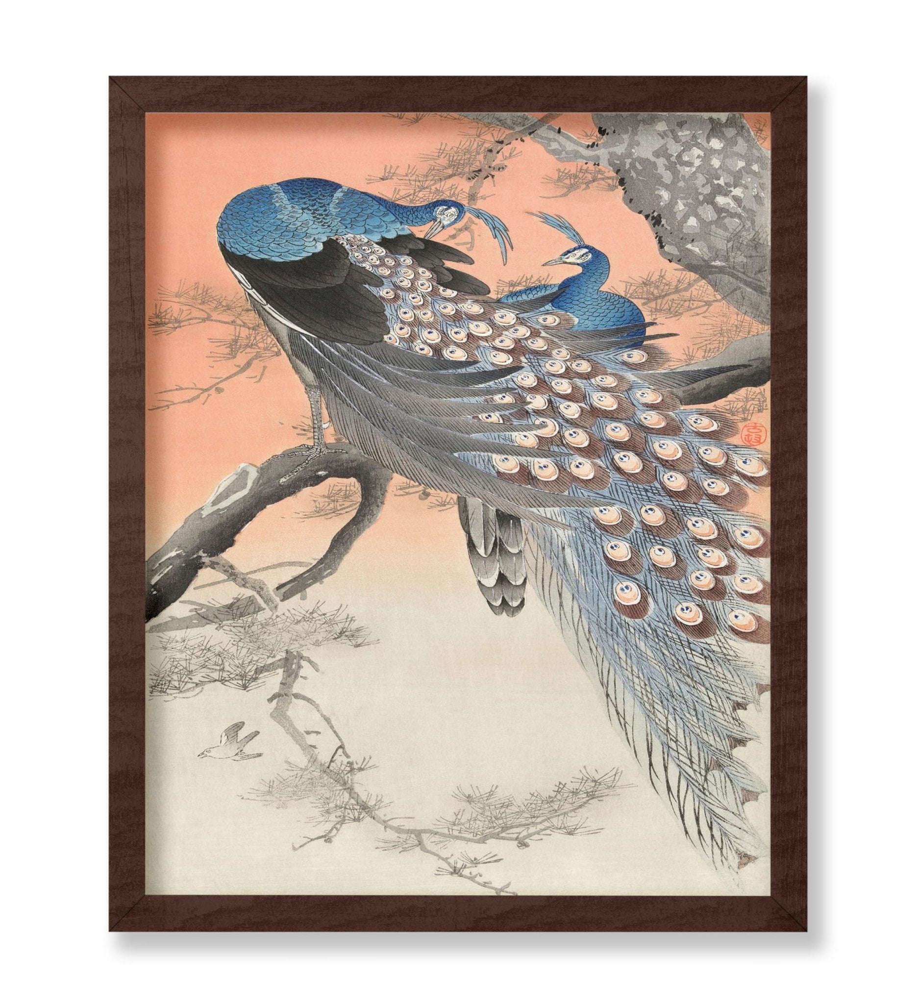 Ohara Koson - Two Peacocks No2