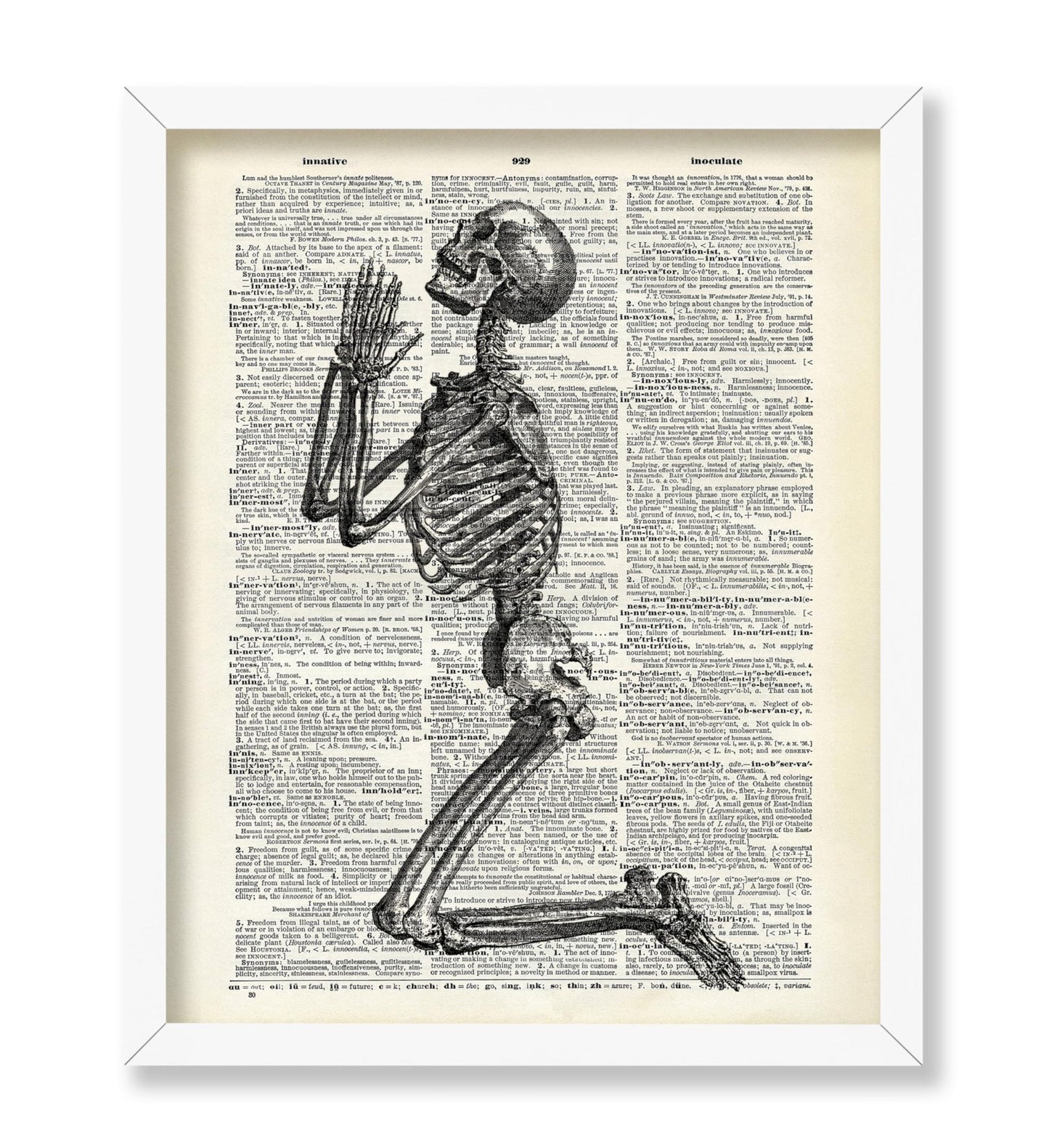 Praying Skeleton