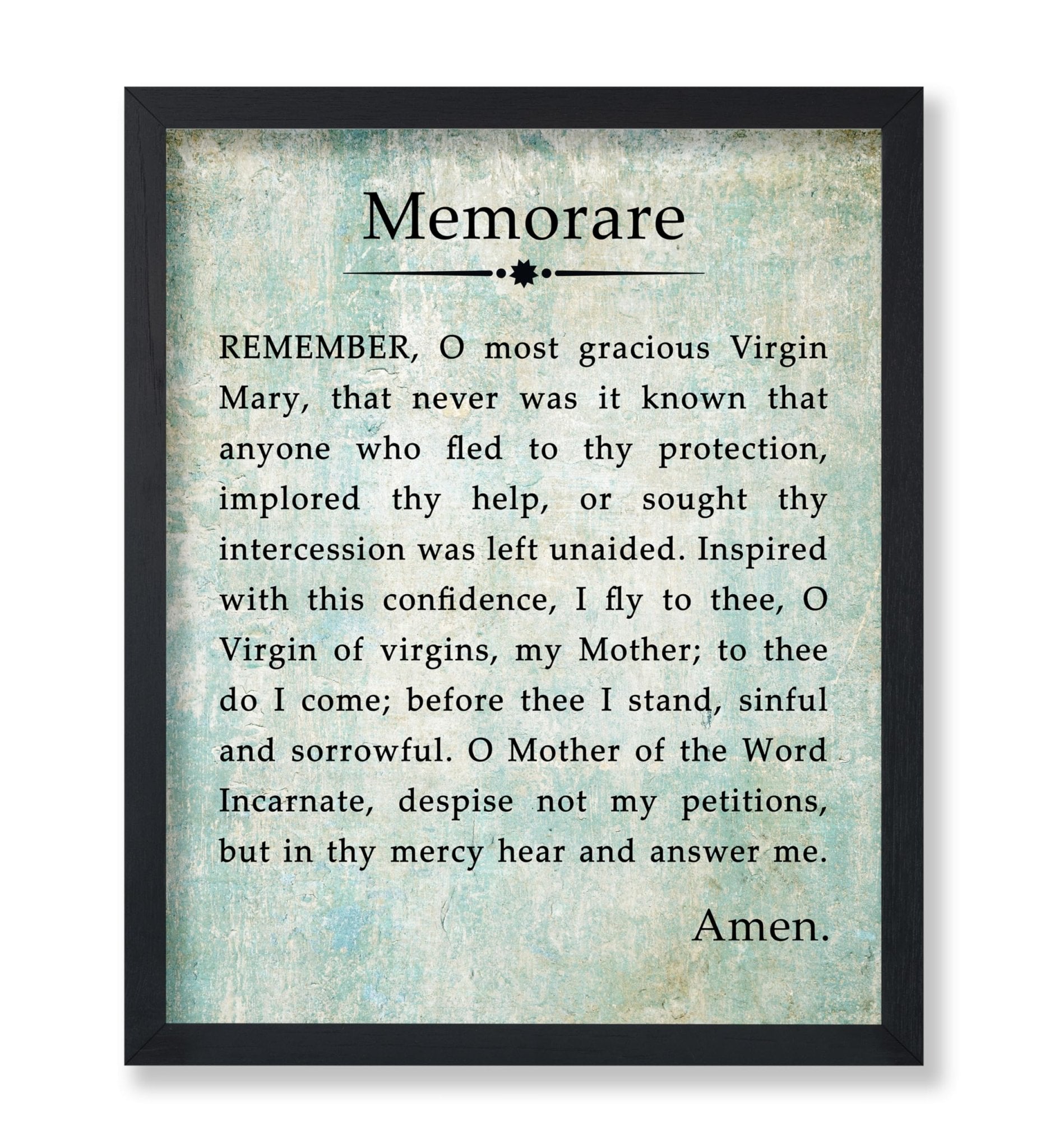 Memorare Prayer