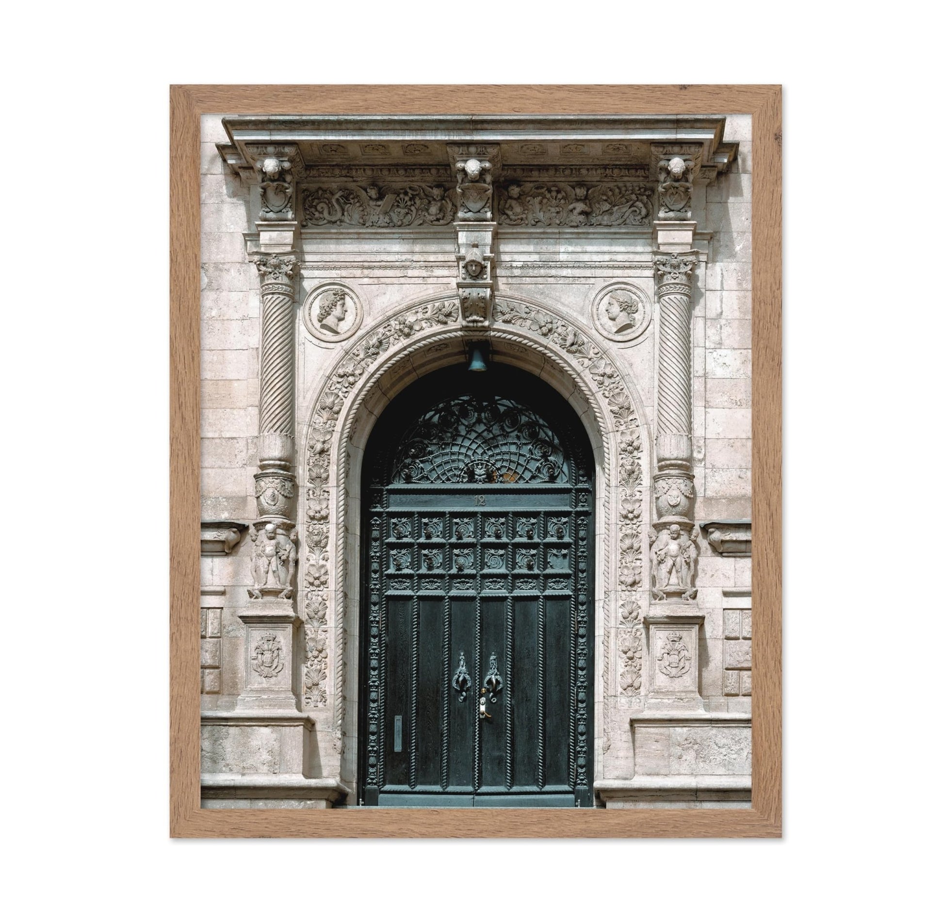 Red Limestone Decorated Gate