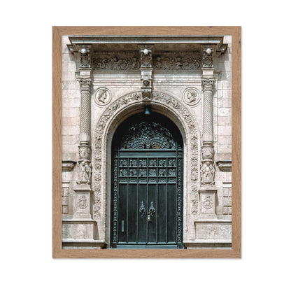 Red Limestone Decorated Gate