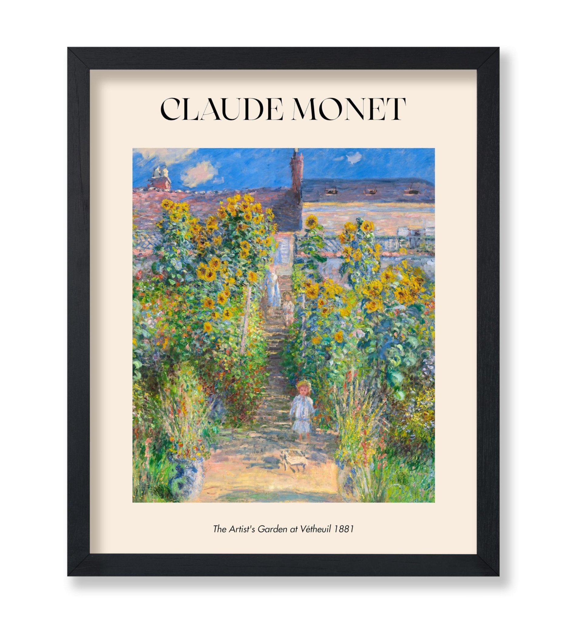 Claude Monet - The Artist's Garden at Vetheuil