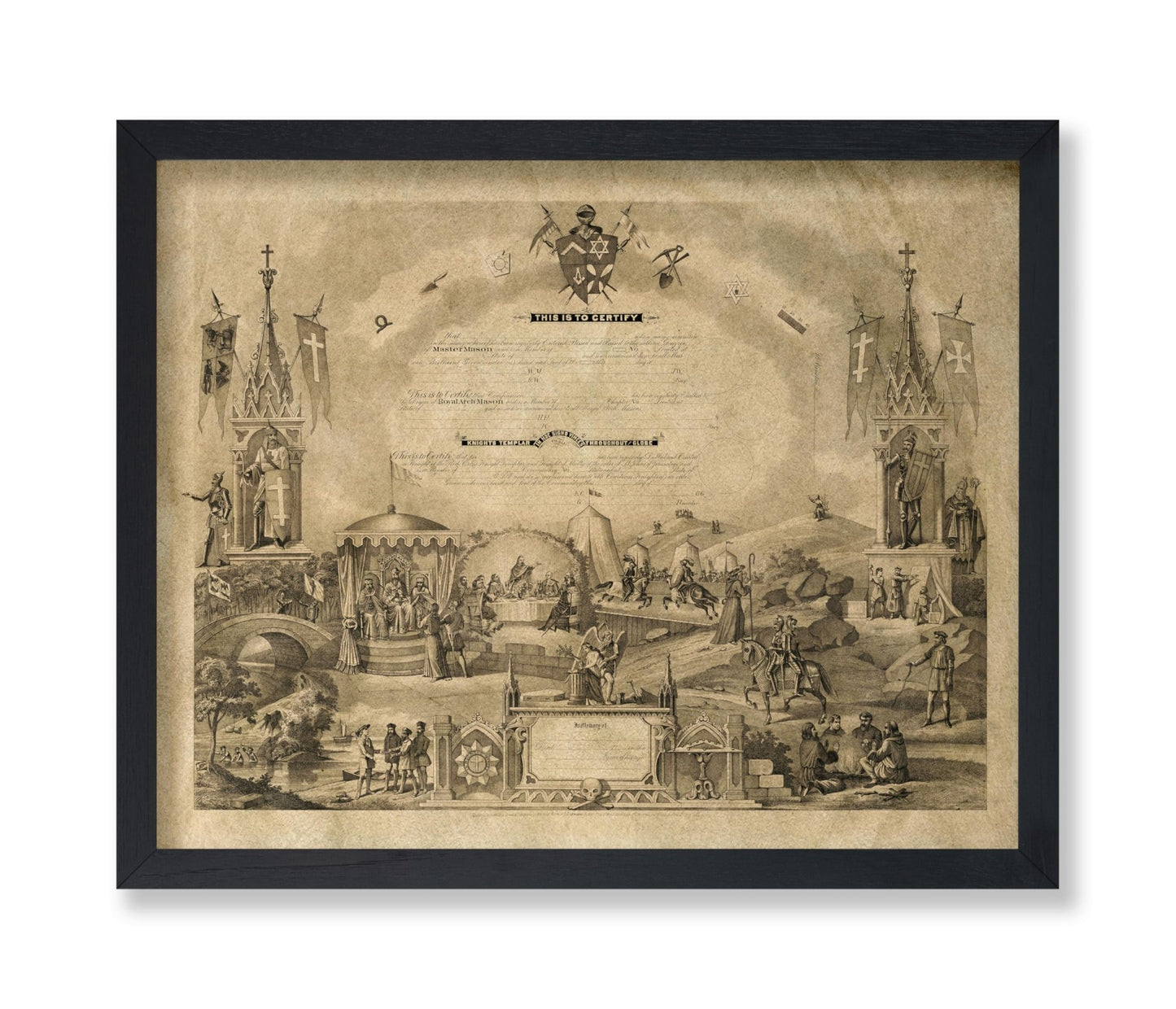 Knight's Templar Certificate