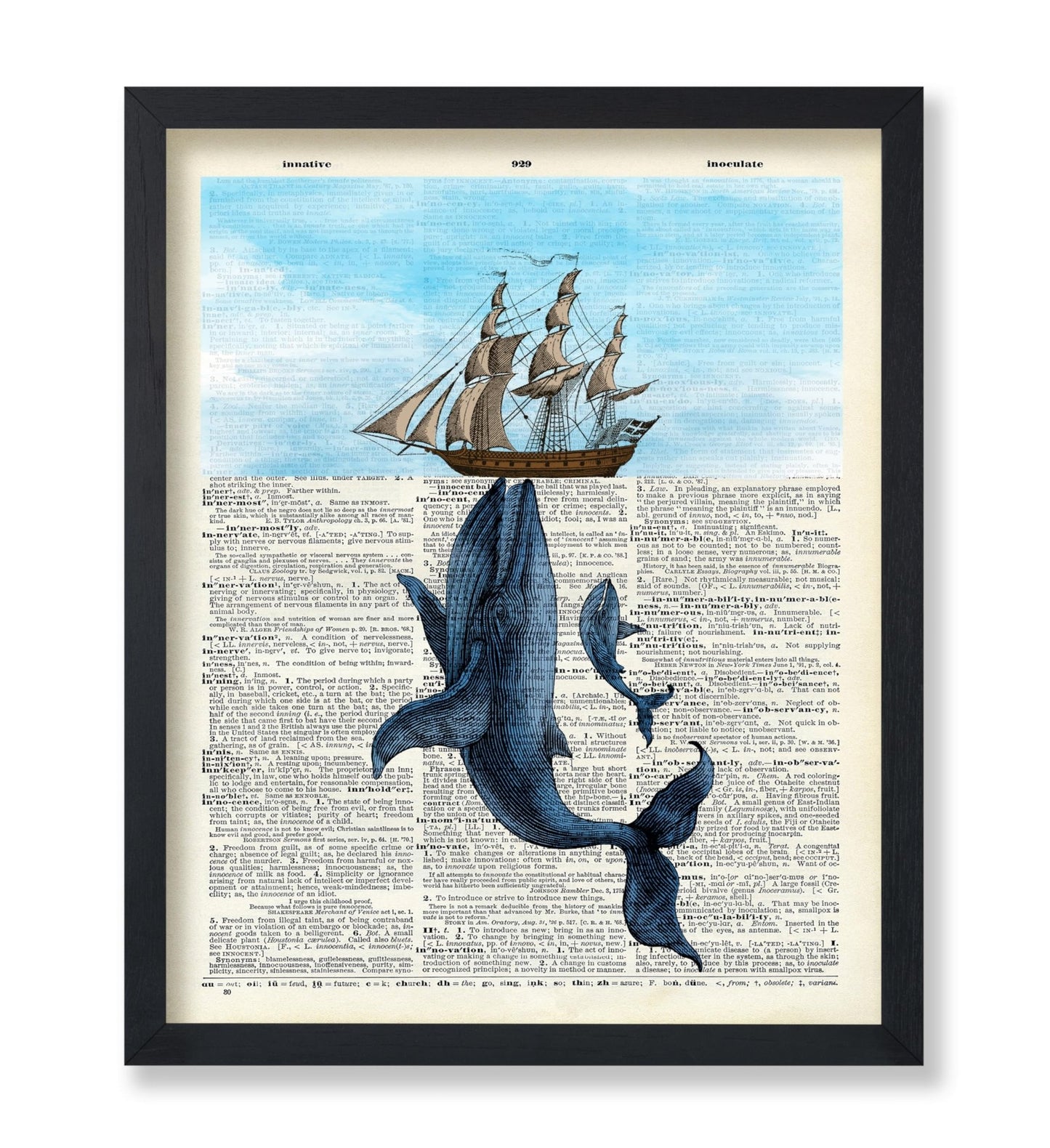 Blue Whales and Ship