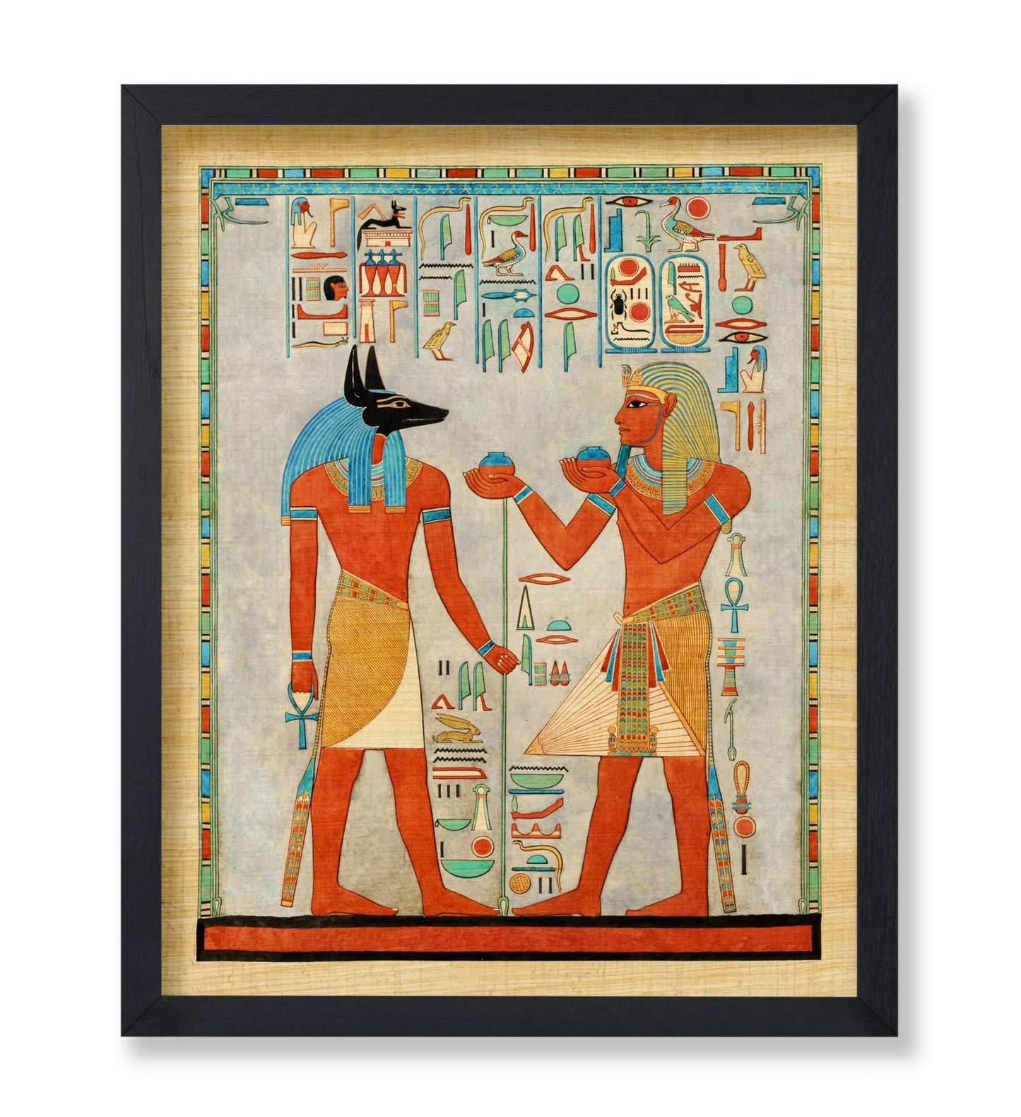 The King with Anubis, Tomb of Haremhab