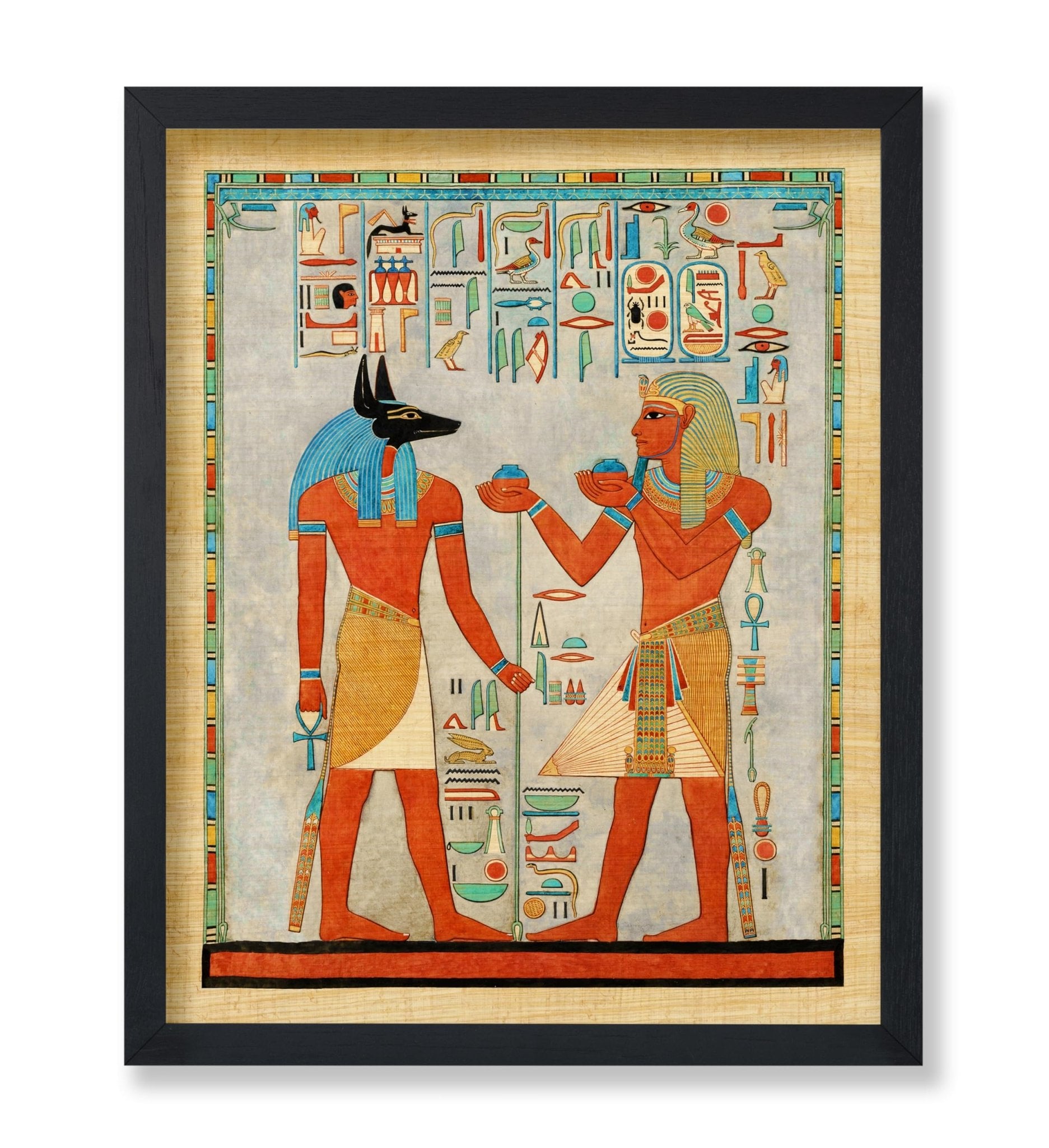 The King with Anubis, Tomb of Haremhab