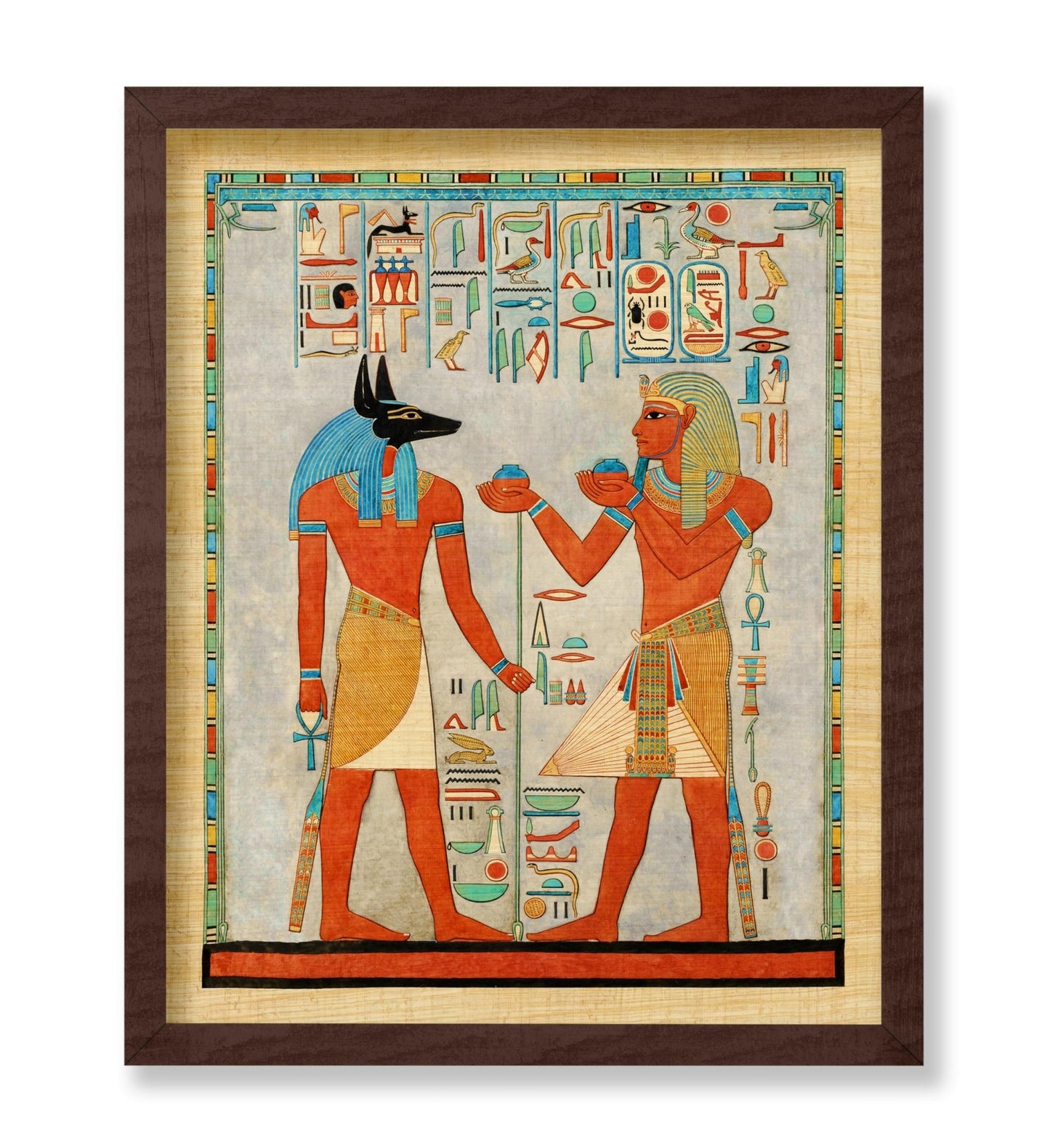 The King with Anubis, Tomb of Haremhab