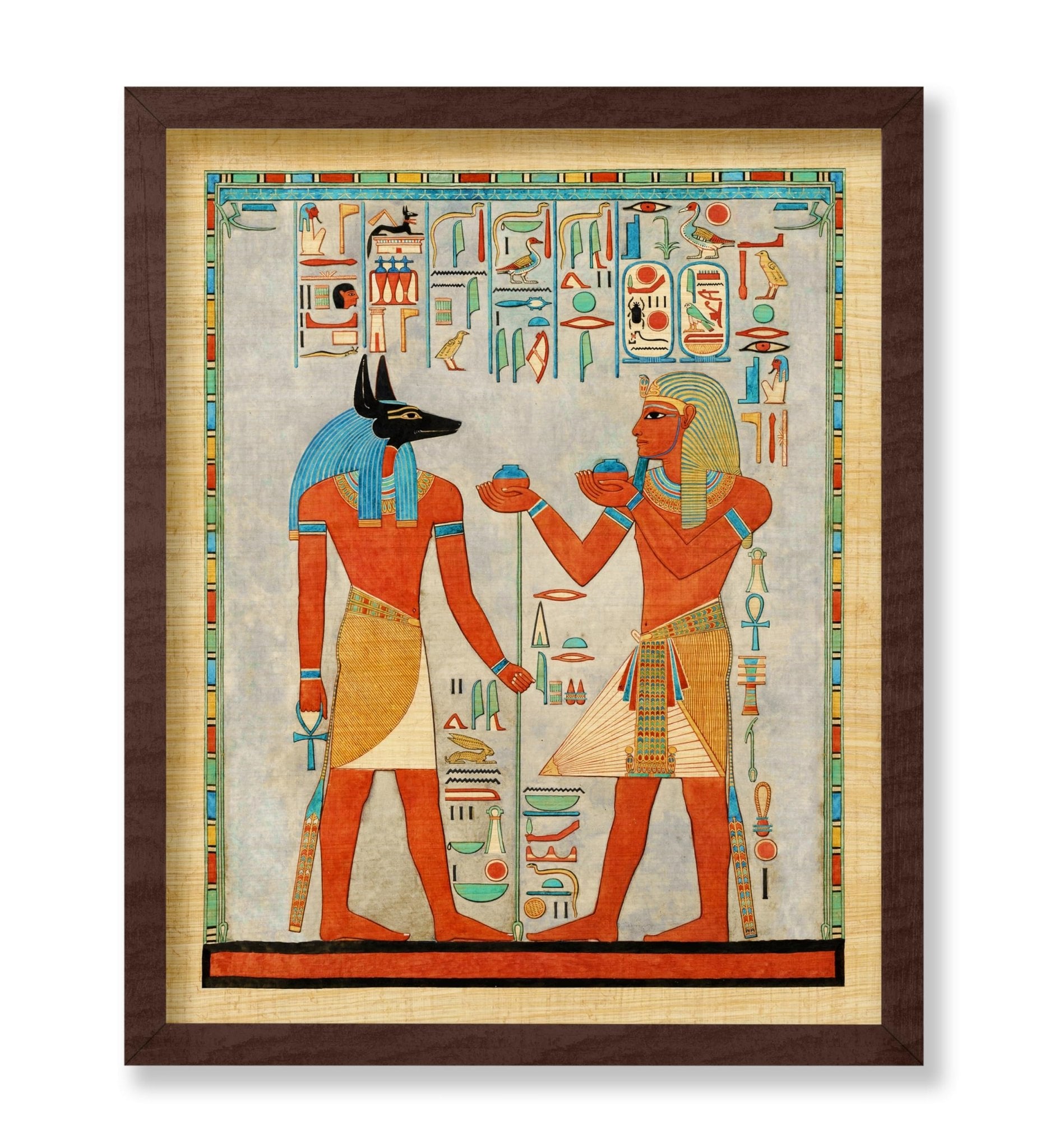 The King with Anubis, Tomb of Haremhab