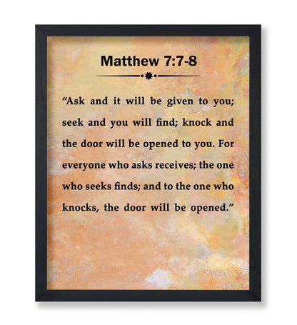Matthew 7:7-8