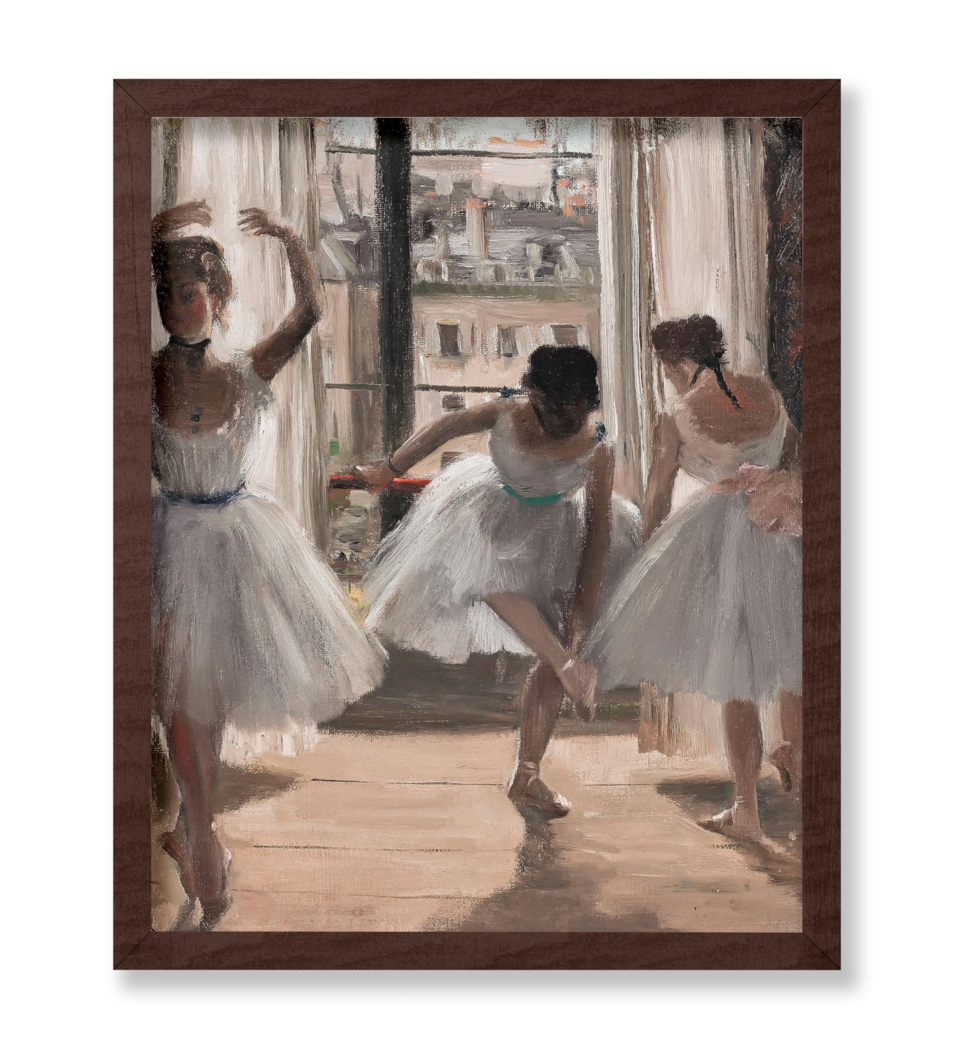 Edgar Degas - Three Dancers In An Exercise Hall