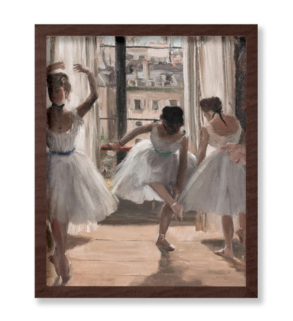 Edgar Degas - Three Dancers In An Exercise Hall