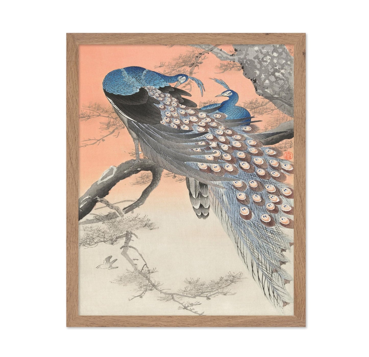 Ohara Koson - Two Peacocks No2