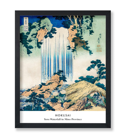Katsushika Hokusai - Yoro Waterfall in Mino Province