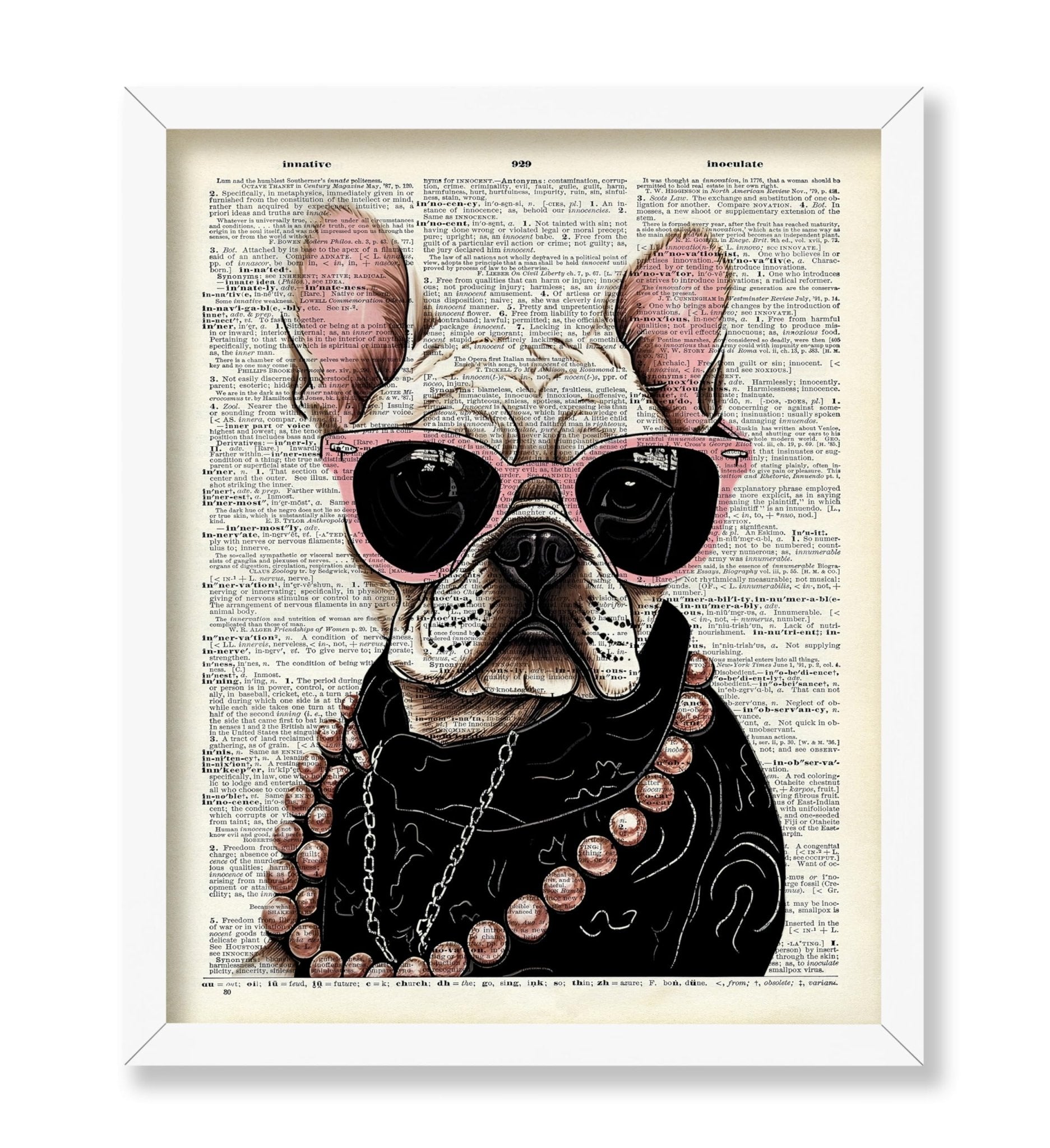 French Bulldog in Sunglasses No3