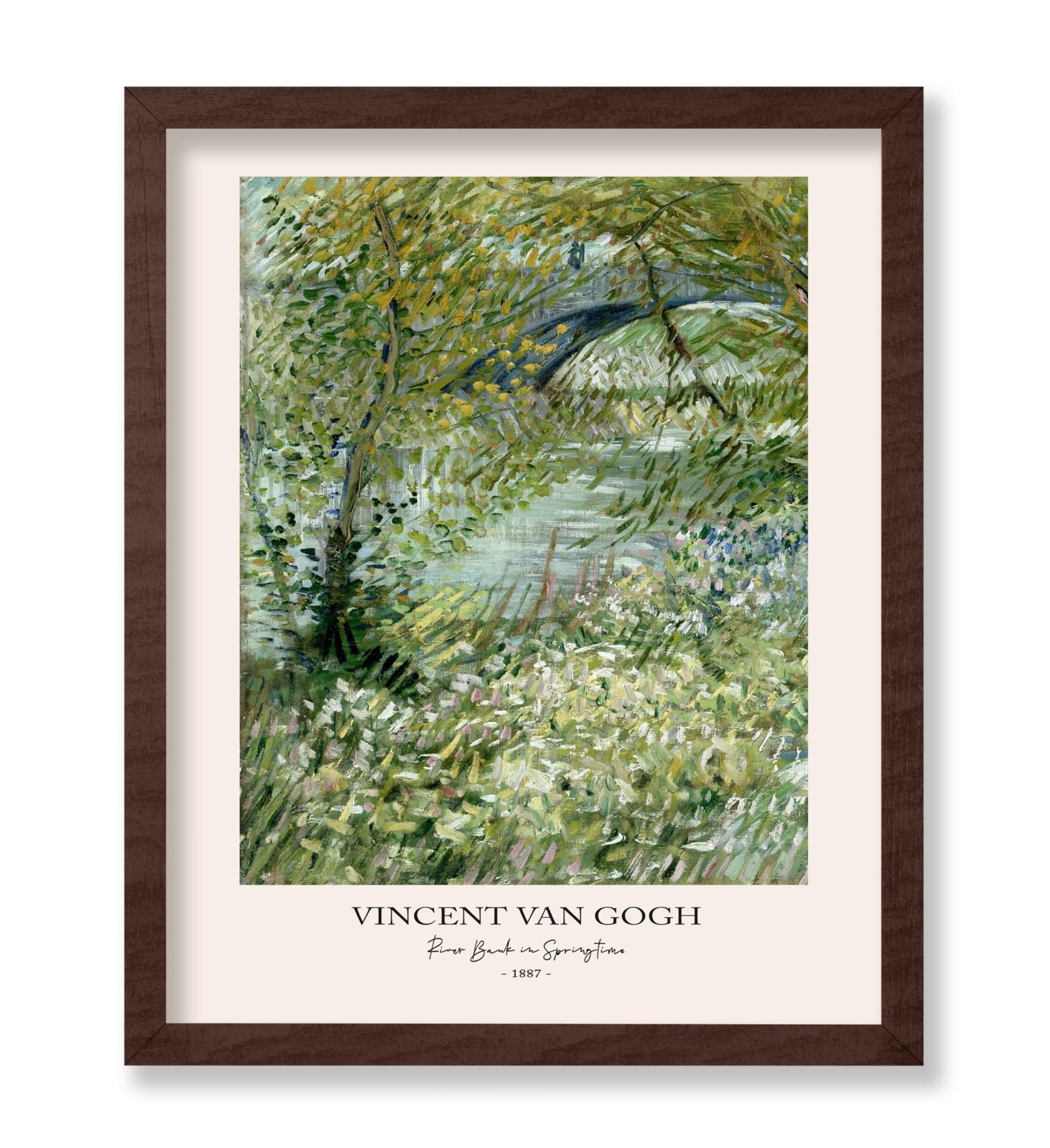 Van Gogh - River Bank in Springtime
