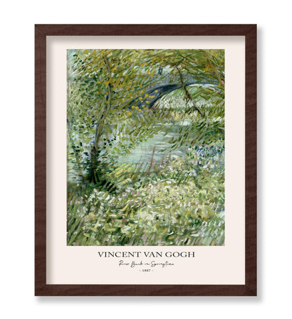 Van Gogh - River Bank in Springtime