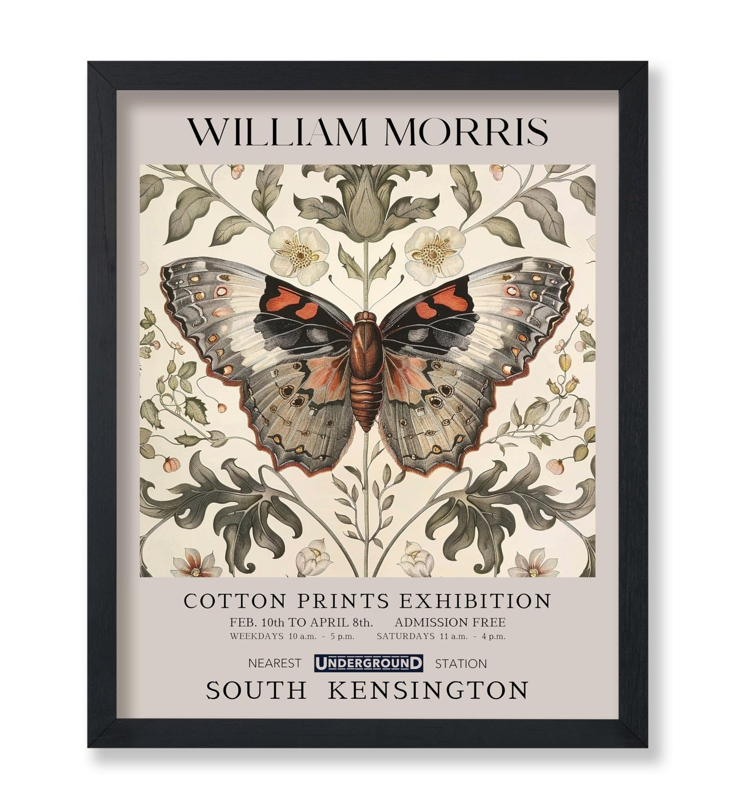 William Morris - Butterfly No8