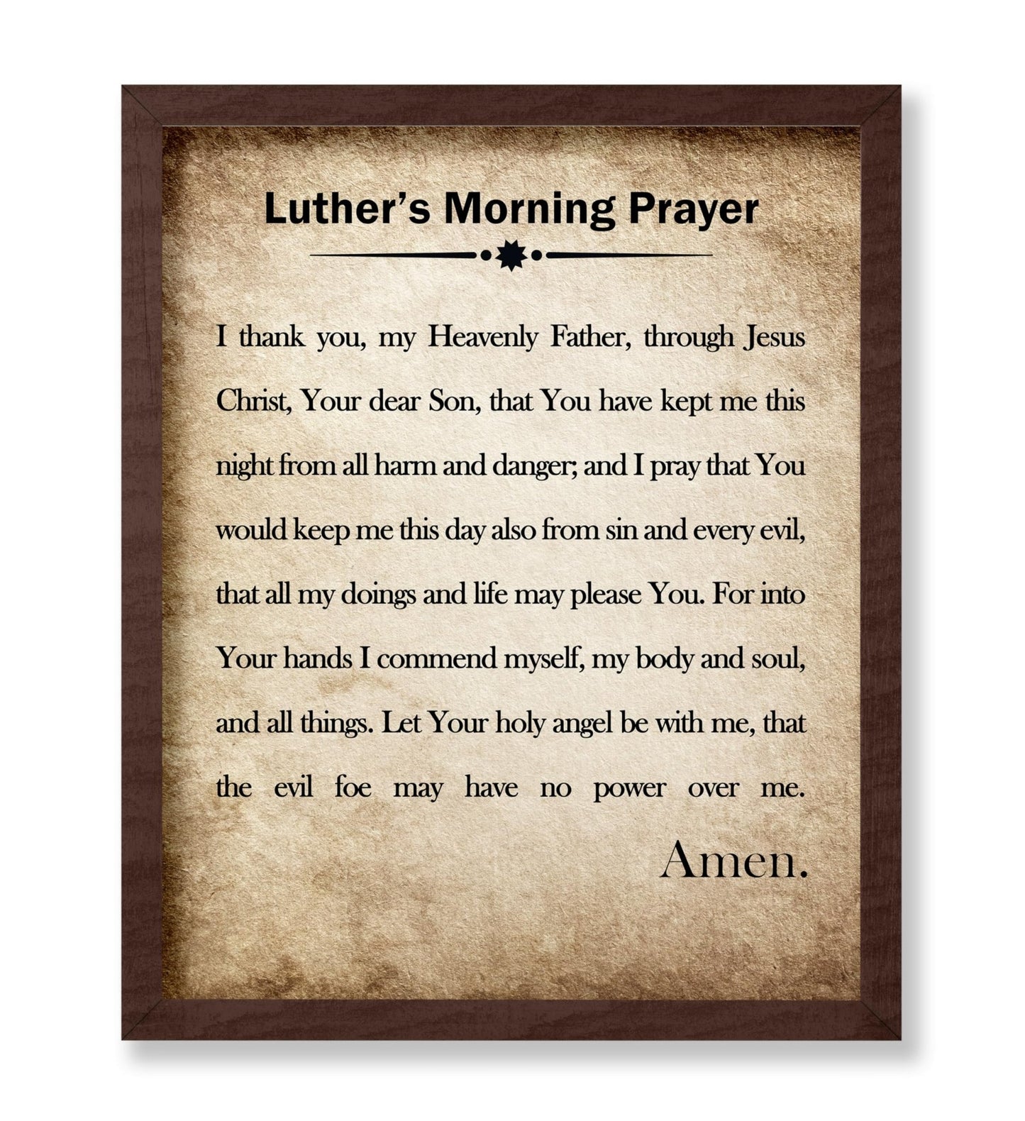 Luther's Morning Prayer