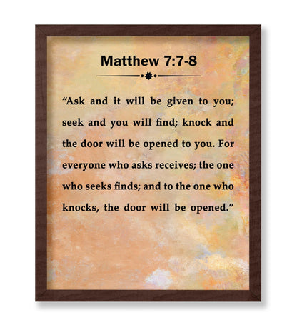 Matthew 7:7-8