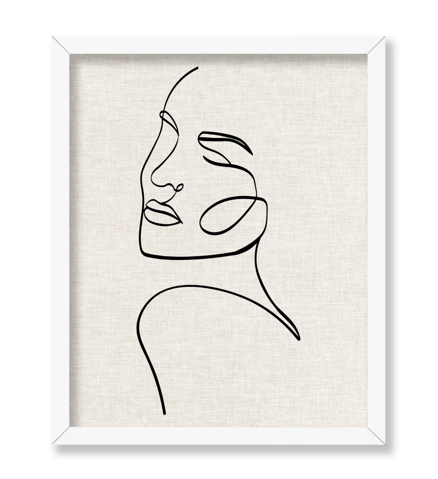 Woman Face Outline No2